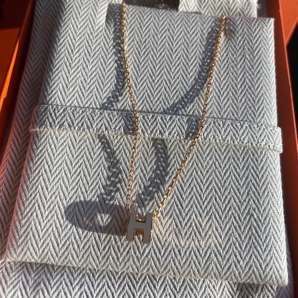 Hermes mini pop h pendant necklace